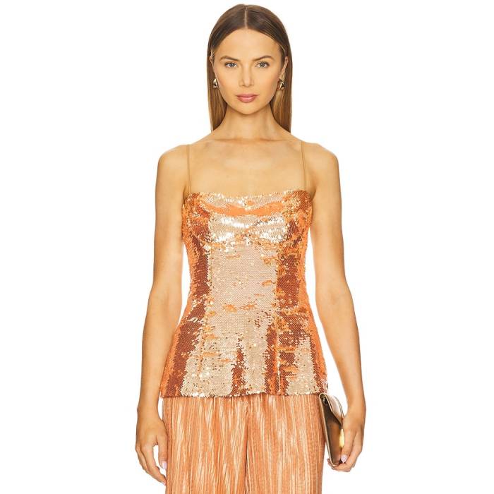 サビーナムサエフ Sabina Musayev 【 Mackenzie Top Women Copper 】 レディース 銅色 コッパー