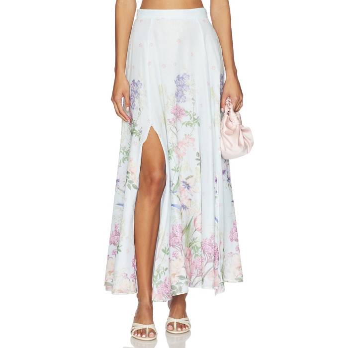 Charo Ruiz Ibiza 【 Long Skirt Ventine Women Blue Botanic 】 レディース 青色 ブルー｜スニケス