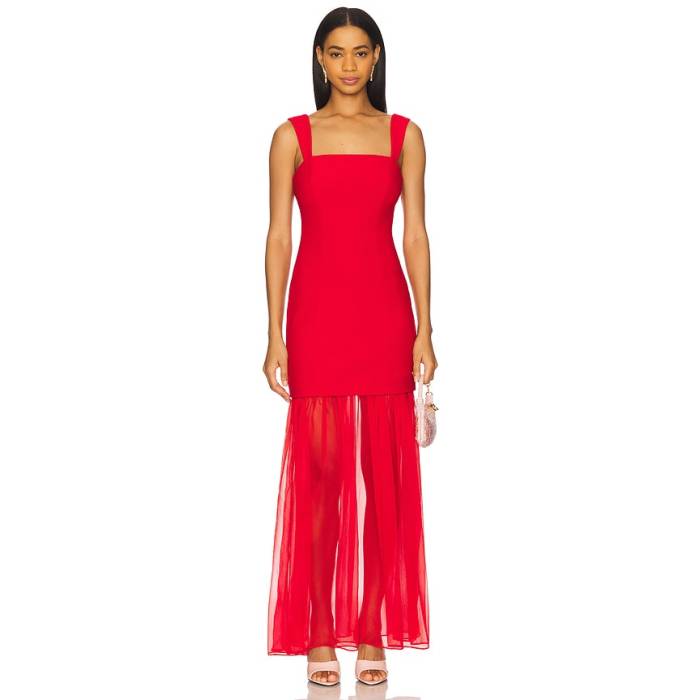Lovers And Friends 【 Danielle Gown Women Red 】 レディース Red 赤・赤いこと