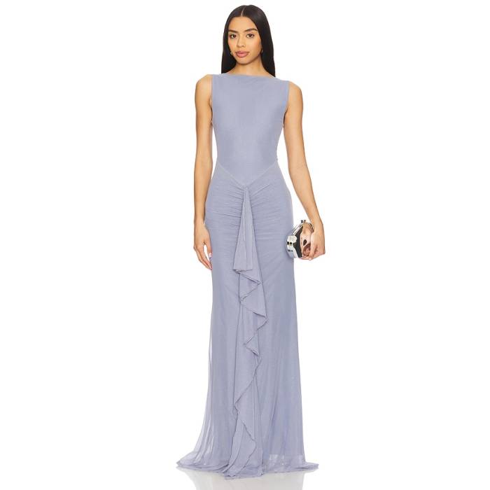 Lovers And Friends 【 Ellie Maxi Dress Women Dusk Blue 】 ドレス レディース 青色 ブルー｜スニケス