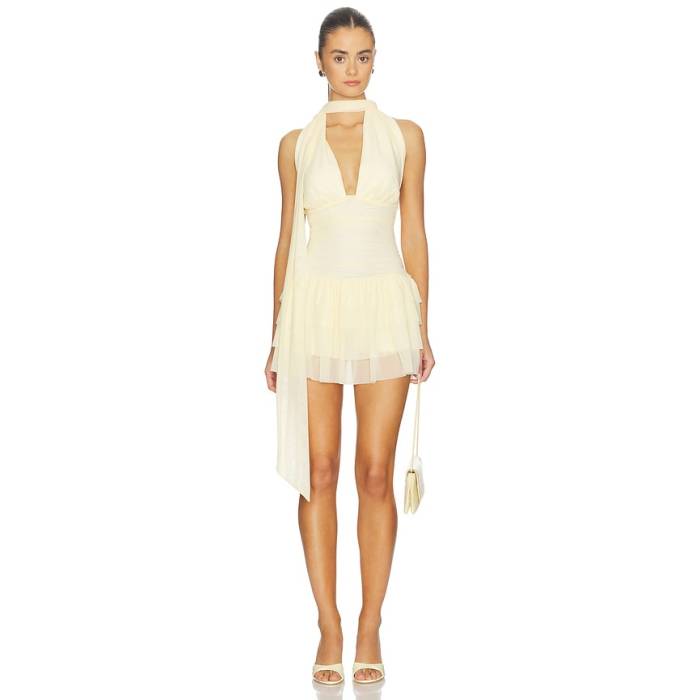 Majorelle 【 Luna Romper Women Butter Yellow 】 ロンパース レディース yellow 黄味がかった・黄色