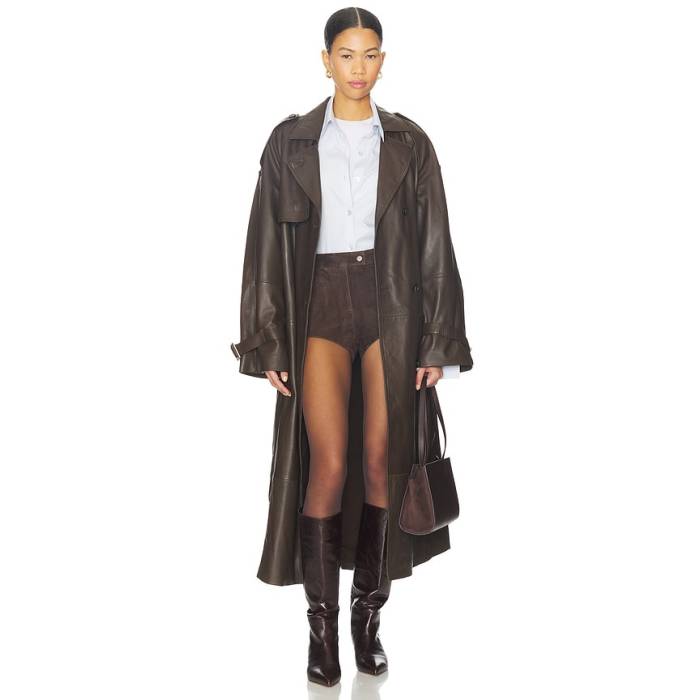オールセインツ Allsaints 【 Reed Mac Coat Women Bitter Brown 】 レディース 茶色 ブラウン|スニケス