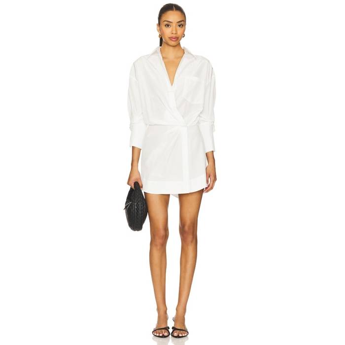 The Andamane 【 Whitelotus Mini Dress Women White 】 お召しもの レディース 白いこと 白いこと