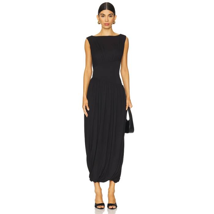 House Of Harlow 1960 【 X Revolve Graham Maxi Dress Women Black 】 お召しもの レディース 黒いこと 黒いこと ドレス-レディースファッション