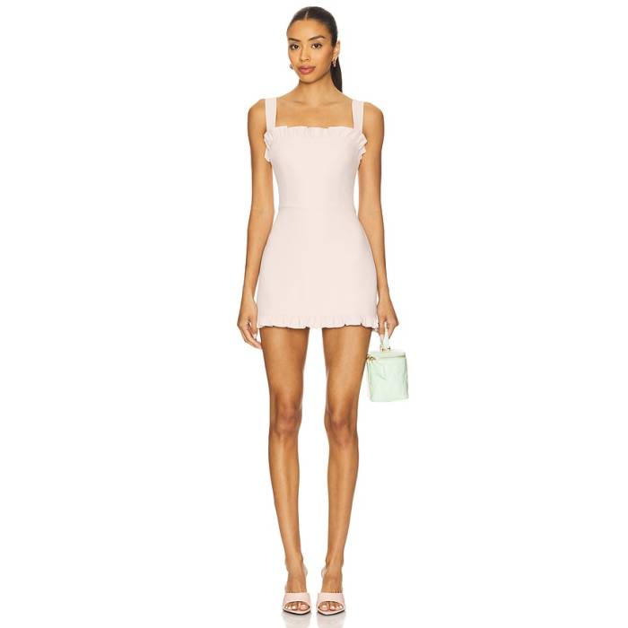 アマンダアプリチャード Amanda Uprichard 【 X Revolve Layana Skort Romper Women Mochi 】 ロンパース レディース