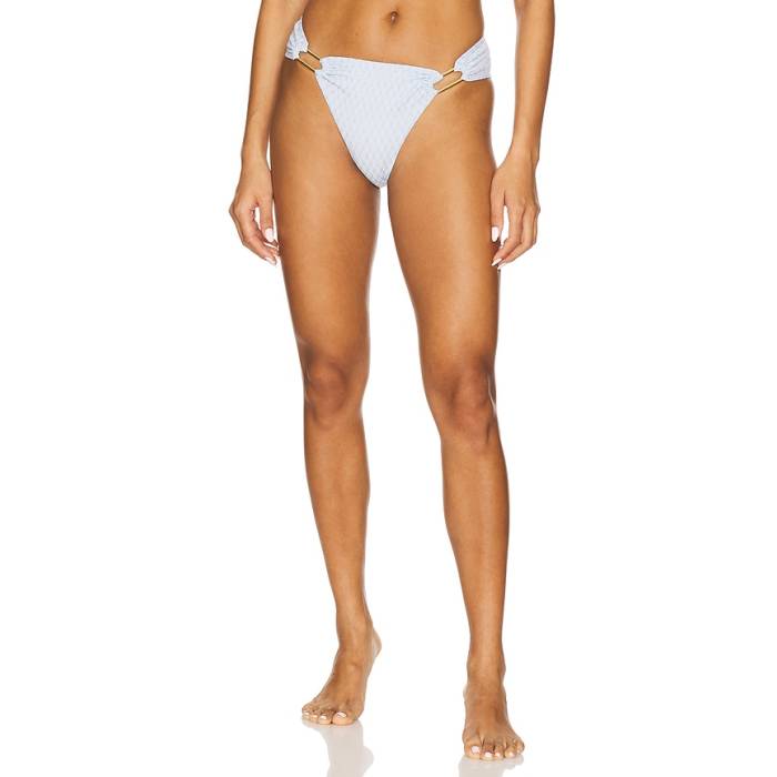 Pq 【 Detail Fanned Bikini Bottom Women Tallulah White 】 ズボン ボトムス レディース 白いこと 白いこと