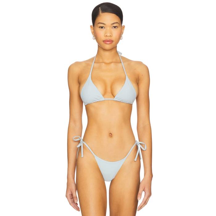 Eterne 【 Isla Bikini Top Women Dusty Blue 】 レディースファッション 水着 レディース 青色 ブルー