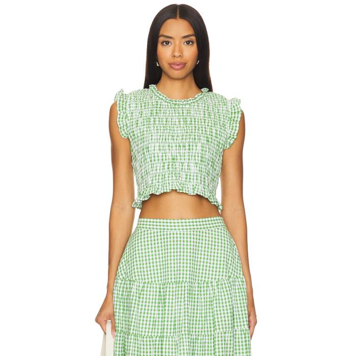 Sundress 【 Malone Top Women Gingham Mint 】 レディース｜スニケス