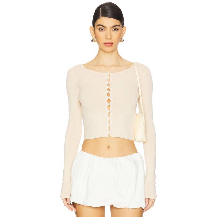Lovers And Friends 【 Ciara Cardigan Women Beige 】 ジレー レディース ベージュ