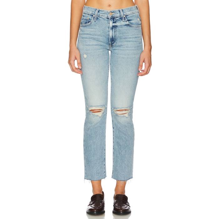 Mother 【 The Insider Flood Fray Jeans Women Peak-A-Boo 】 デニム レディース