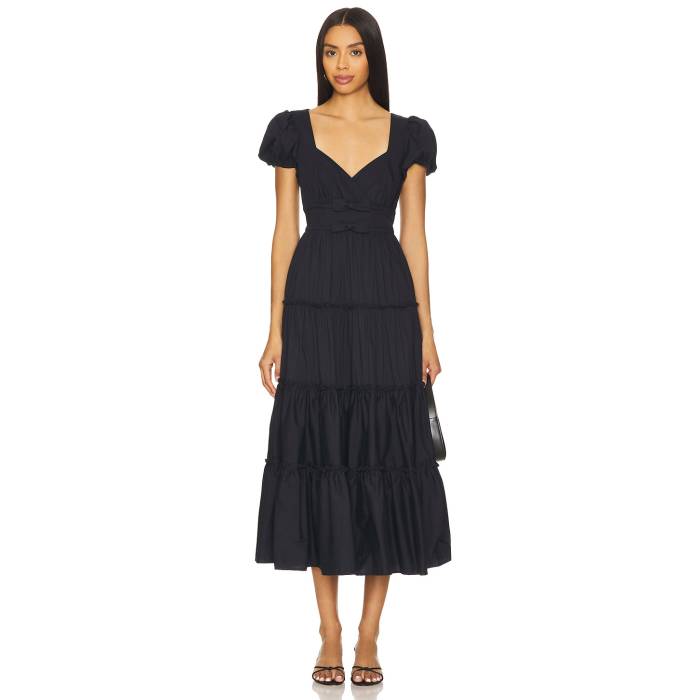 Likely 【 Noelle Dress Women Navy 】 お召しもの レディース 紺色 米国海軍 ドレス-レディースファッション
