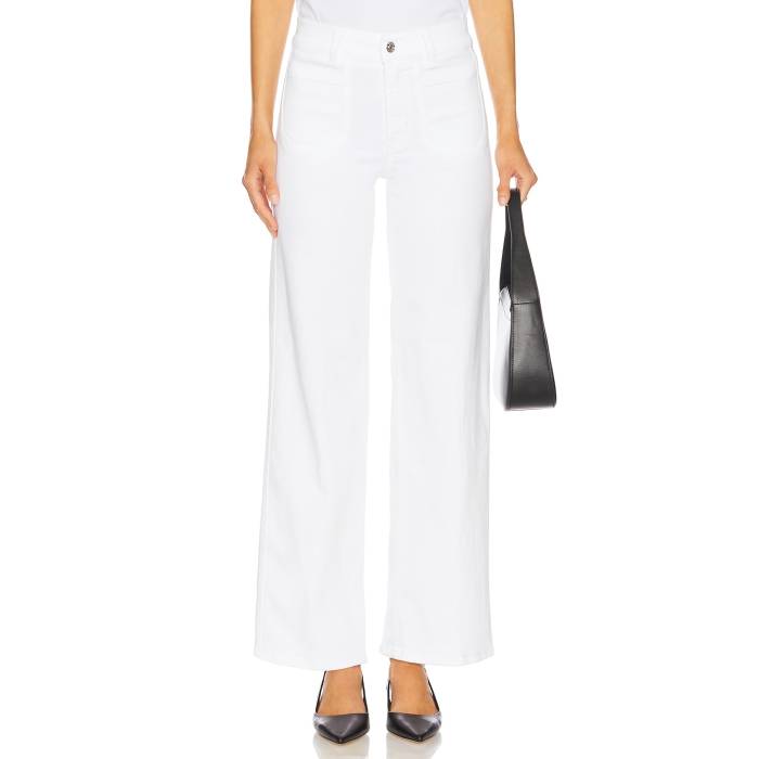 フレーム Frame 【 Le Slim Palazzo Modernist Pocket Jeans Women White 】 slim スリム ジーンズ レディース 白色 ホワイト｜スニケス