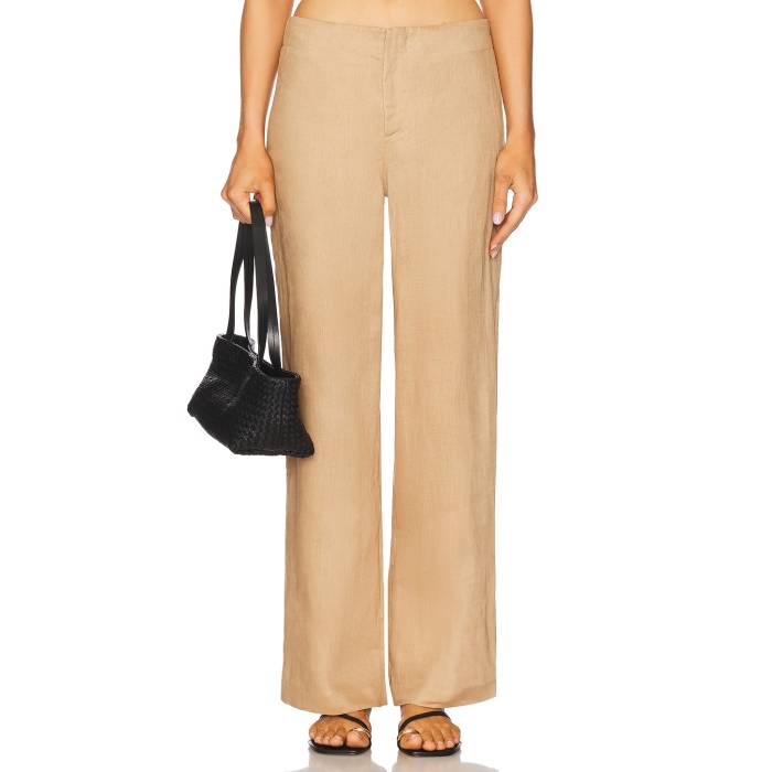 バル点点 Bardot 【 Balia Hipster Linen Pant Women Latte 】 ズボン下 レディース