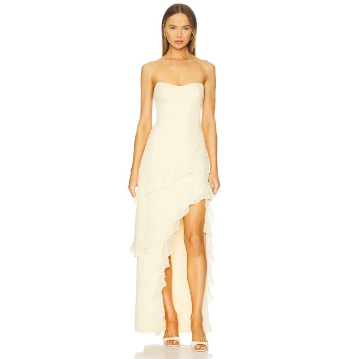 アマンダアプリチャード Amanda Uprichard 【 Magnolia Dress Women Cornsilk 】 お召しもの レディース