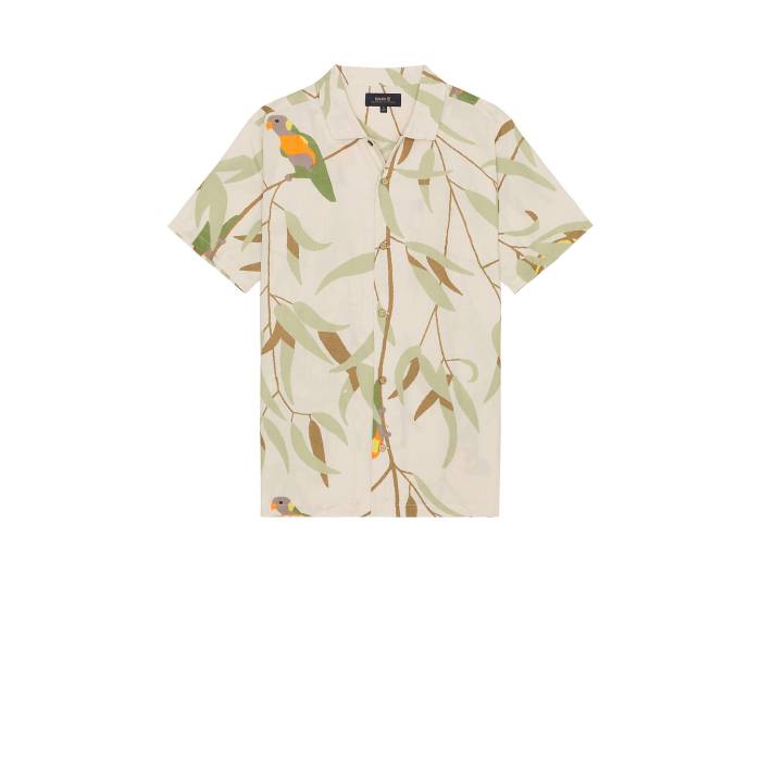 Roark 【 Gonzo Woven Shirt Men Gum Tree Bone 】 Woven ウーブン メンズファッション トップス カジュアルシャツ メンズ