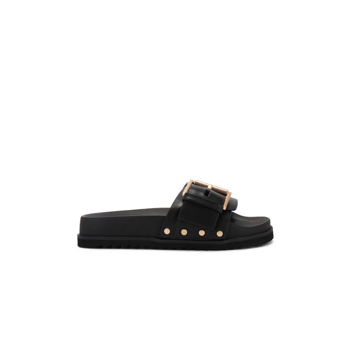 オールセインツ Allsaints 【 Ellie Stud Slider Women Black 】 靴 レディース靴 サンダル その他 レディース 黒色 ブラック