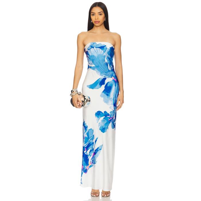 Rococo Sand 【 X Revolve Maxi Dress Women Blue 】 ドレス レディースファッション ドレス レディース 青色 ブルー