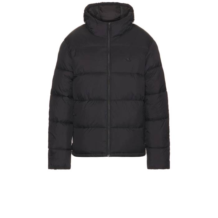 カルバンクライン Calvin Klein 【 Polyfill Hooded Puffer Jacket Men Black Beauty 】 フード付 Jacket ジャケット メンズファッション コート ジャケット メンズ 黒色 ブラック