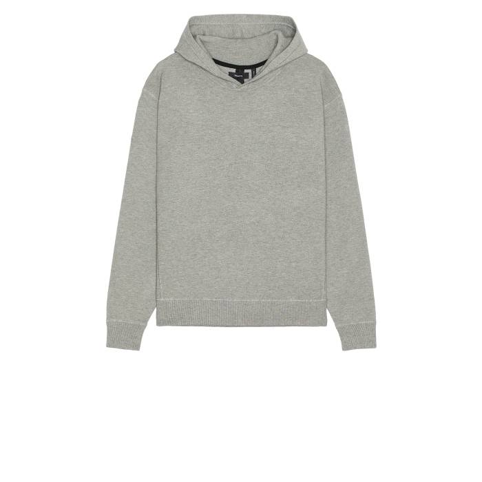 セオリー Theory 【 Light Bilen Relaxed Hoodie Men Melange Grey 】 フーディー パーカー メンズファッション トップス パーカー メンズ 灰色 グレー