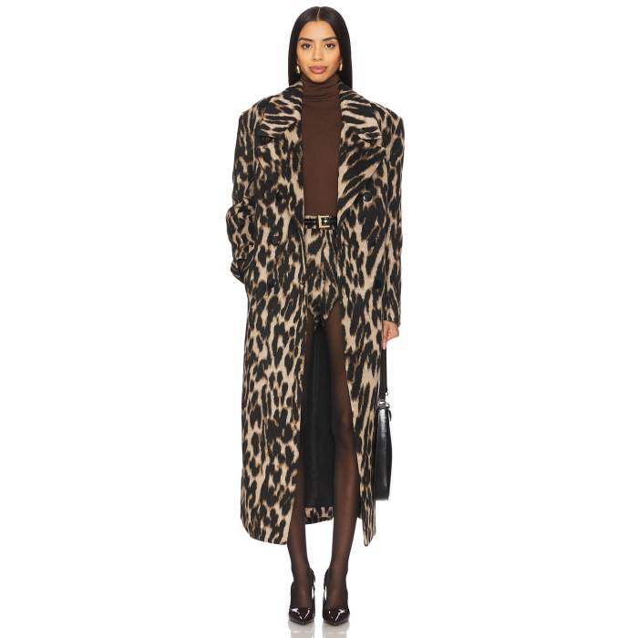 Ser.o.ya 【 Chiara Wool Coat Women Bengal Print 】 レディース