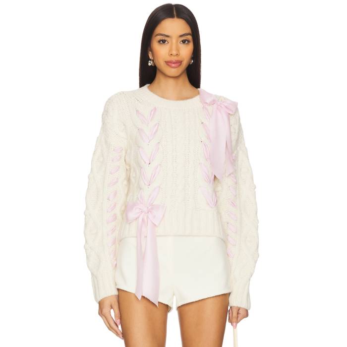 Loveshackfancy 【 Parson Pullover Women Icy Blush 】 レディースファッション トップス ニット セーター その他 レディース