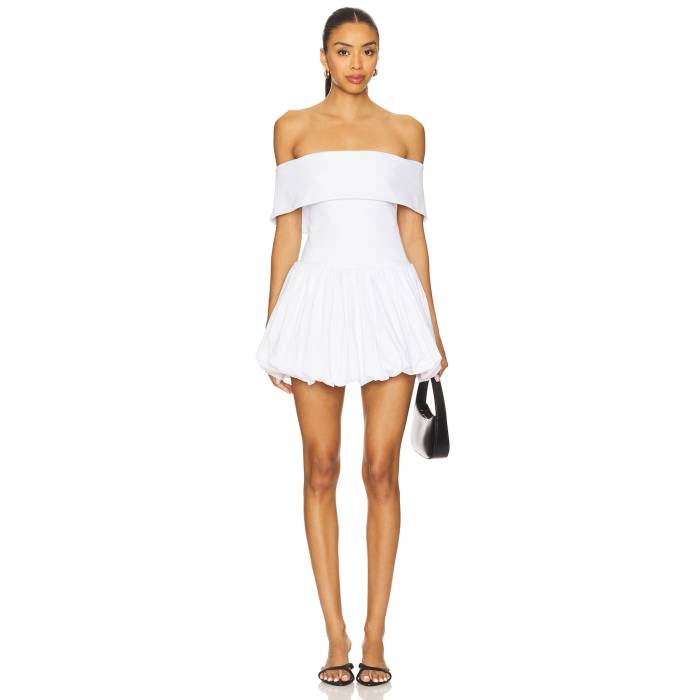 Majorelle 【 Kristen Mini Dress Women White 】 御召しもの レディース 白いこと 白いこと