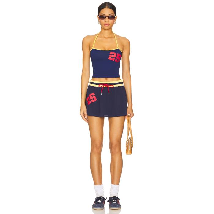 Superdown 【 Noelani Skirt Set Women Navy 】 レディースファッション ドレス レディース 紺色 ネイビー