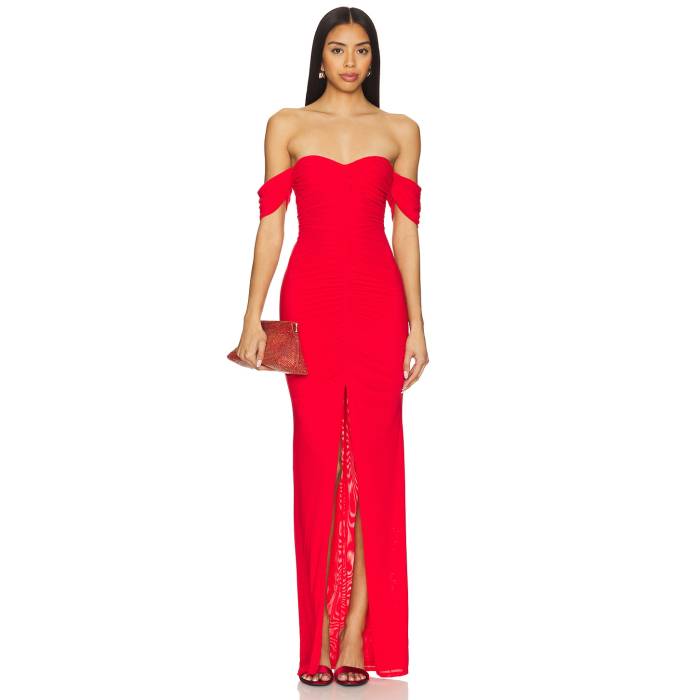Majorelle 【 Simone Gown Women Cherry Red 】 レディースファッション ドレス レディース Red 赤・レッド