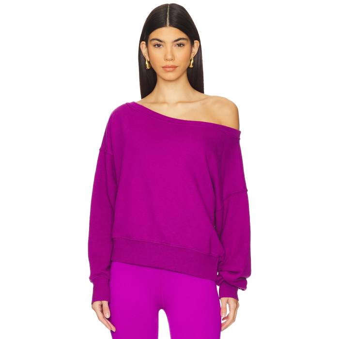 スピリチュアルギャングスター Spiritual Gangster 【 La Vida Off Shoulder Women Electric Amethyst 】 ロサンゼルス レディースファッション トップス その他 レディース