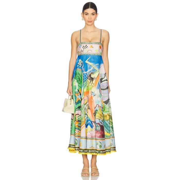 Alemais 【 Lucky Pace Sundress Women Multi 】 レディースファッション ドレス レディース