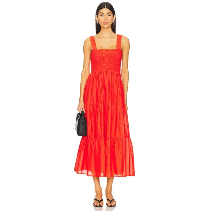 シーフォリー Seafolly 【 Faithful Midi Dress Women Flame 】 ドレス レディースファッション ドレス レディース