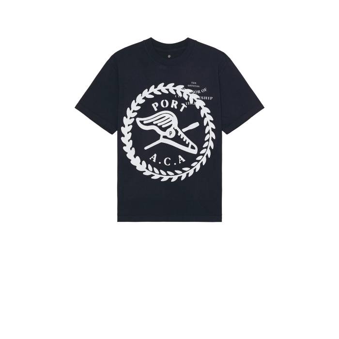 Port A.c.a 【 Laurel 89 Tee Men Navy 】 ティーシャツ メンズ 紺色 米国海軍