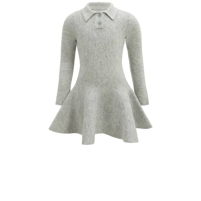 バルドー ジュニア Bardot Junior 【 Kids Lexter Mini Knit Dress Girls Dove Grey 】 ニット ドレス キッズ ベビー マタニティ キッズファッション ドレス ジュニア キッズ 灰色 グレー