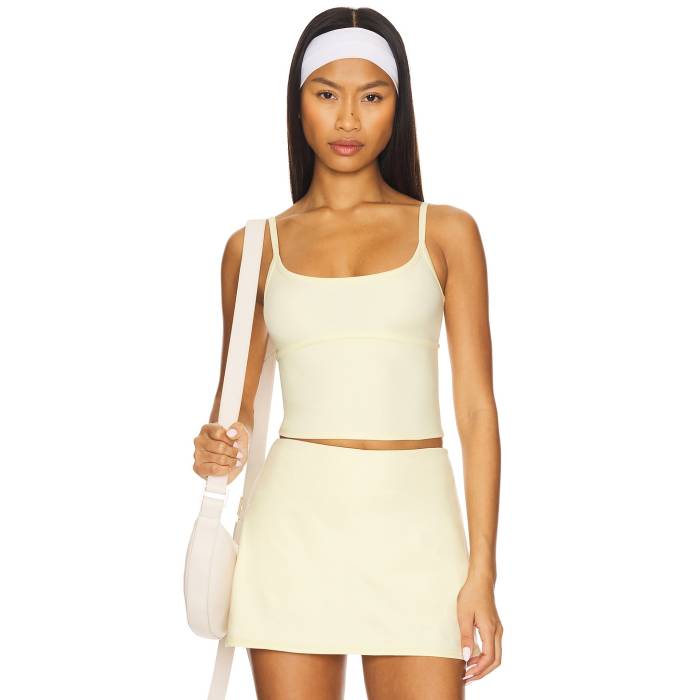 Wellbeing + Beingwell 【 Movewell Ripley Tank Women Baby Yellow 】 貯蔵タンクいの一番 レディース yellow 黄味がかった・黄色