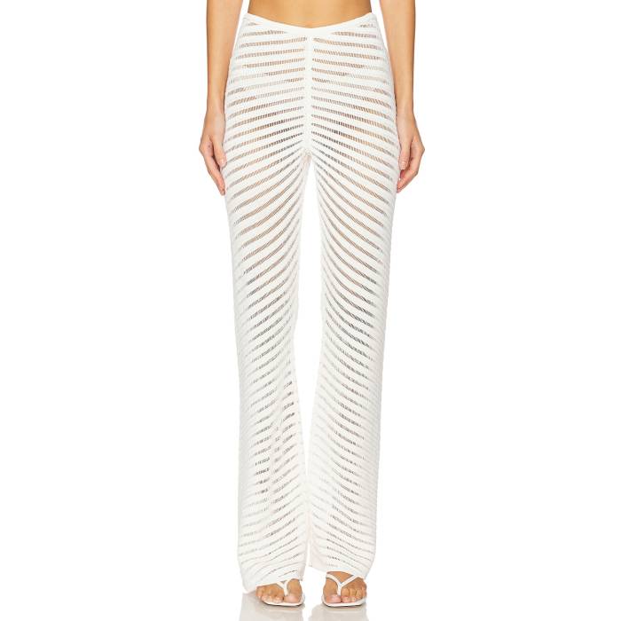 Devon Windsor 【 Camille Pant Women Ivory 】 ズボン下 レディース 象牙色