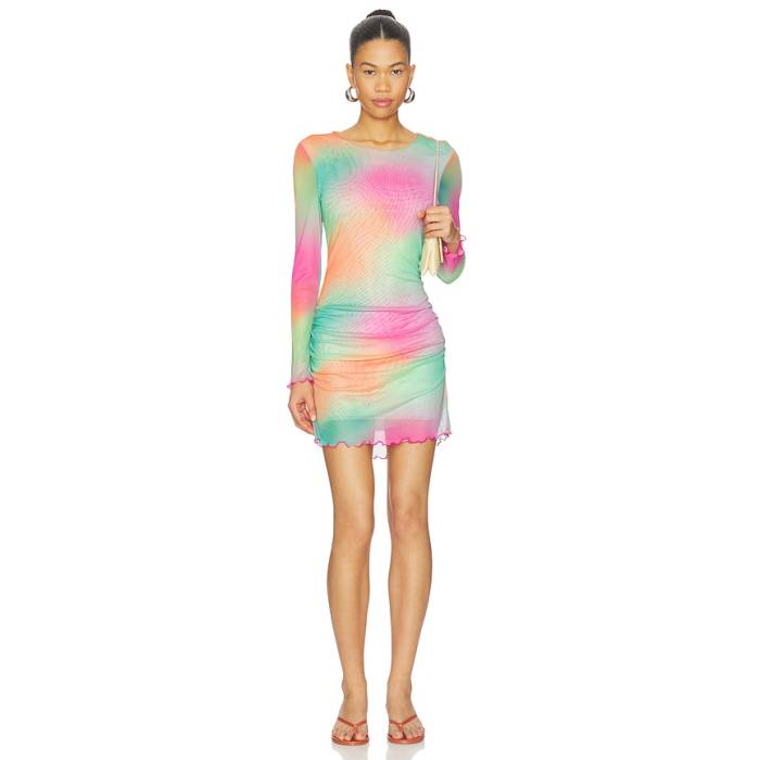 ビーチライオット Beach Riot 【 Roma Mini Dress Women Strawberry 】 永遠の都 御召しもの レディース