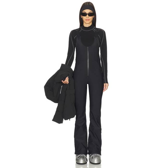 Halfdays 【 Isabel Bib Women Black 】 レディース 黒いこと 黒いこと