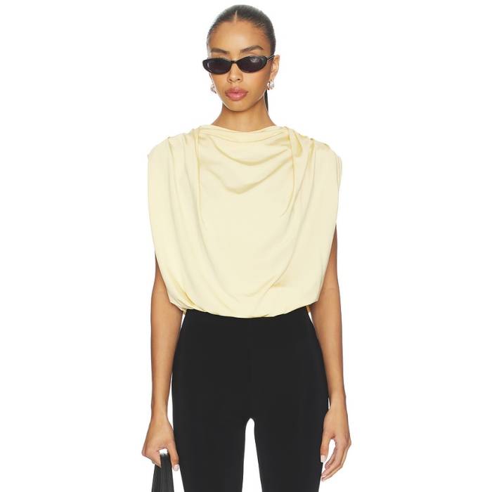 The Line By K 【 Bobi Draped Shell Top Women Buttercream 】 shell 甲殻 レディース