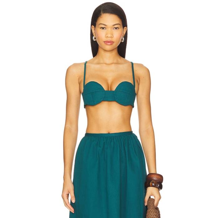 Saudade 【 Bliss Top Women Emerald 】 レディース