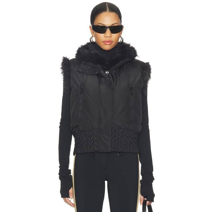 Goldbergh 【 Dahlia Bodywarmer Women Black 】 レディース 黒いこと 黒いこと