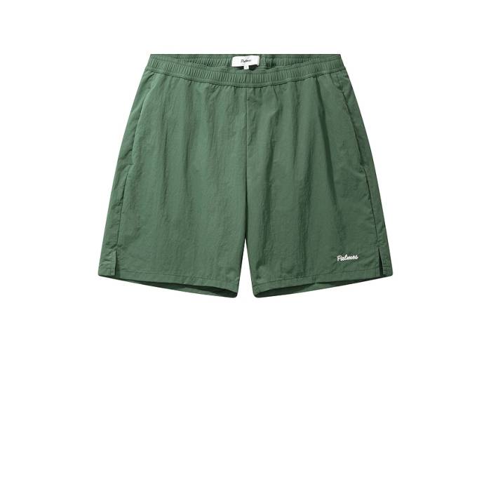 Palmes 【 Stitch Tennis Shorts Men Dark Green 】 庭球 さる股引き メンズ green 緑・緑であること
