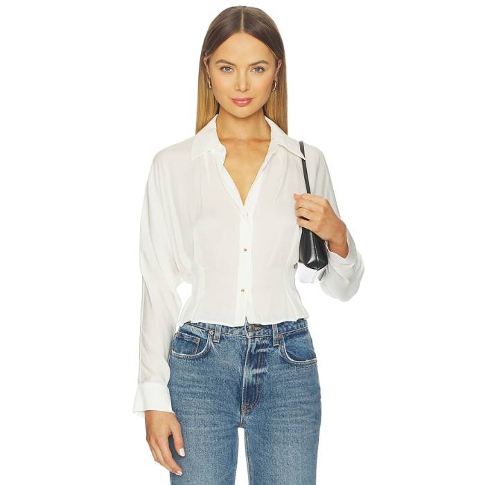 Hevron 【 Regine Top Women Ivory 】 レディース 象牙色