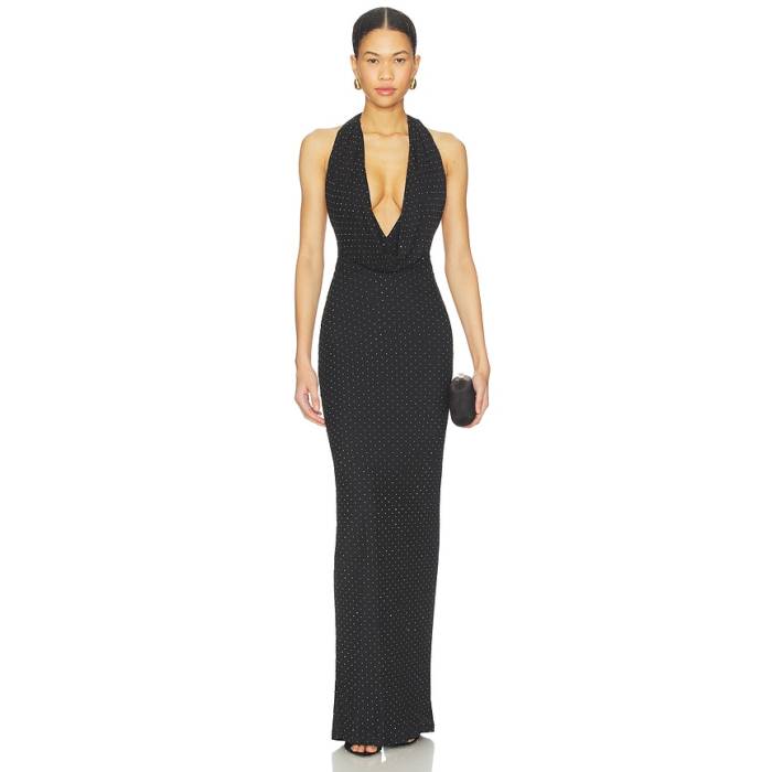 Nookie 【 Ariana Maxi Dress Women Black 】 御召しもの レディース 黒いこと 黒いこと