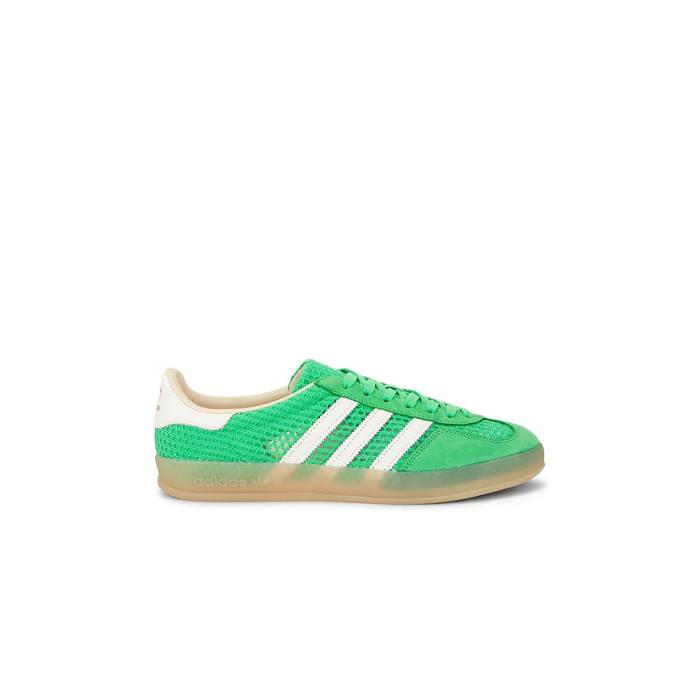 アディダス Adidas Originals 【 Gazelle Indoor Sneaker Women Energy Green, Off White, \u0026Amp; Magic Beige 】 ガゼル 靴 スニーカー レディース 活動力 神通力 ベージュ
