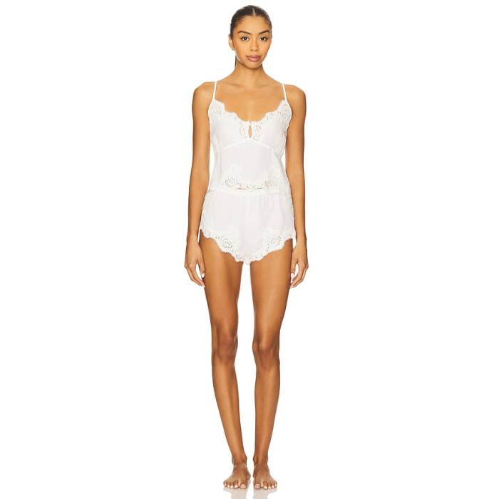 Homebodii 【 Valentina Cami Set Women White 】 レディース 白いこと 白いこと