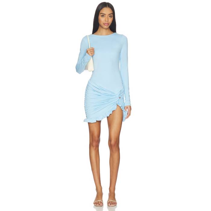 More To Come 【 Josie Mini Dress Women Baby Blue 】 お召しもの レディース 青み 青色