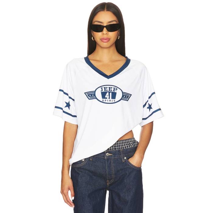 Philcos 【 Jeep 41 Jersey Men White 】 ティーシャツ メンズ 白いこと 白いこと