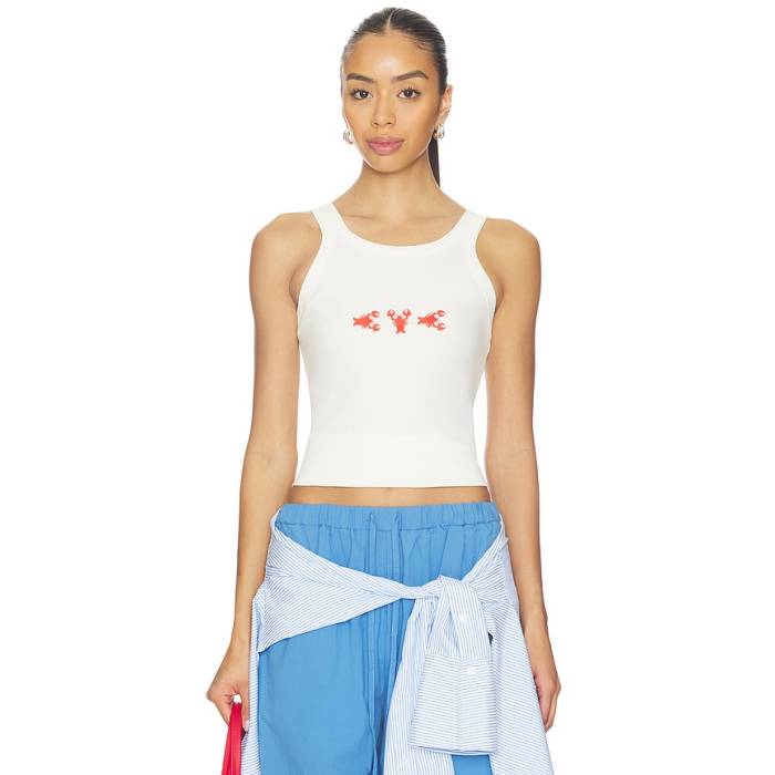 Araminta James 【 Lobster Tank Top Women Snow 】 貯蔵タンクとっ始め レディース