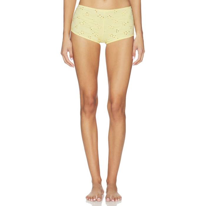 フリーピープル Free People 【 X Revolve Full Bloom Boyshort Women Banana Cream 】 レディース 皮膚軟化剤