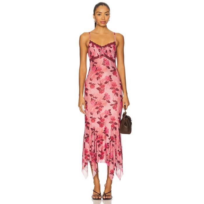 More To Come 【 Jemma Maxi Dress Women Pink 】 御召しもの レディース pink さくら色